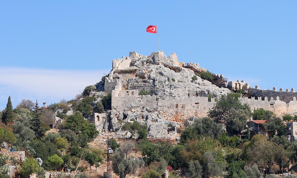 kaş kaleköy kalesi