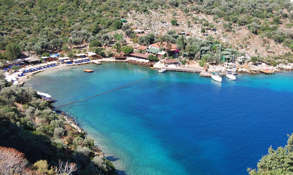 kaş plajları