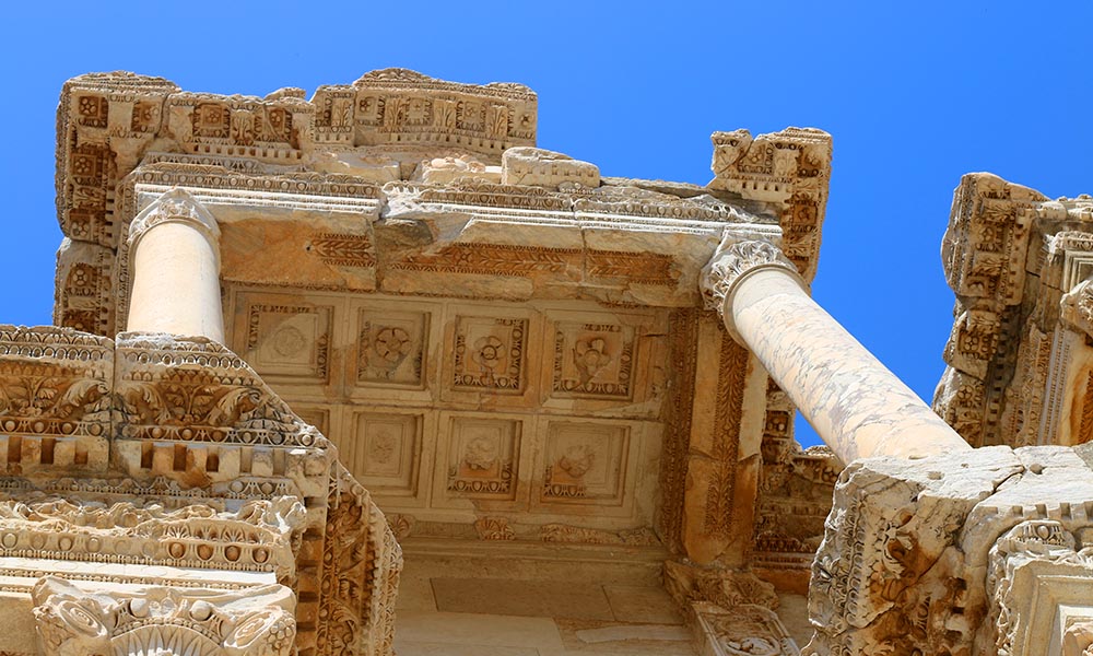 efes antik kenti celcus kütüphanesi
